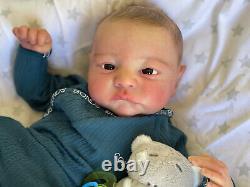 Reborn baby Boy, 17 inch full limbs. Reborn by me