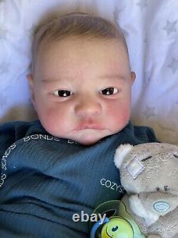 Reborn baby Boy, 17 inch full limbs. Reborn by me