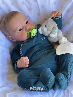 Reborn baby Boy, 17 inch full limbs. Reborn by me