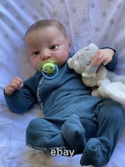 Reborn baby Boy, 17 inch full limbs. Reborn by me