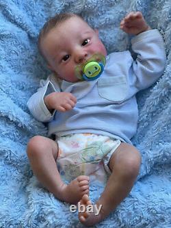 Reborn baby Boy, 17 inch full limbs. Reborn by me