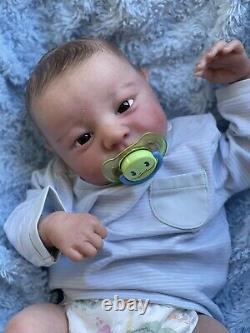 Reborn baby Boy, 17 inch full limbs. Reborn by me