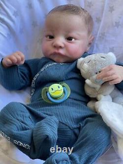 Reborn baby Boy, 17 inch full limbs. Reborn by me