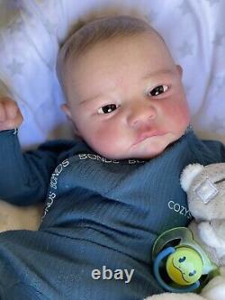 Reborn baby Boy, 17 inch full limbs. Reborn by me