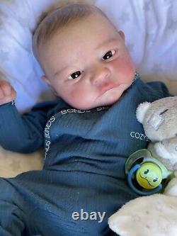 Reborn baby Boy, 17 inch full limbs. Reborn by me