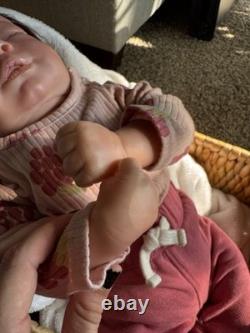 Reborn baby Doll Louis Asleep by Bountiful Baby