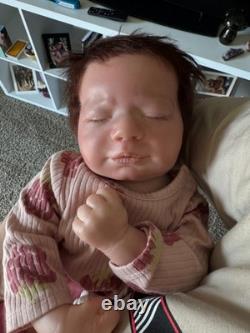Reborn baby Doll Louis Asleep by Bountiful Baby