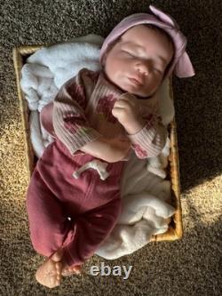 Reborn baby Doll Louis Asleep by Bountiful Baby
