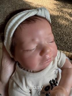 Reborn baby Doll Louis Asleep by Bountiful Baby