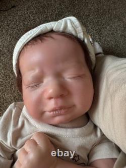Reborn baby Doll Louis Asleep by Bountiful Baby