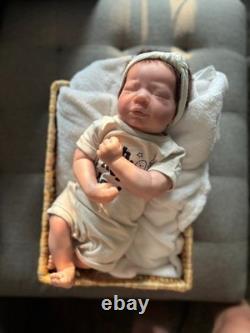 Reborn baby Doll Louis Asleep by Bountiful Baby