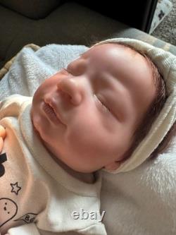 Reborn baby Doll Louis Asleep by Bountiful Baby