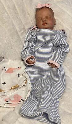 Reborn baby Rose by Donna RuBert 19 By Bountiful Baby Reborn Baby 4.5lbs
