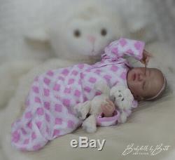 Reborn baby / art doll from the Realborn Logan Sleeping sculpt