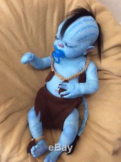 Reborn baby boy Avatar, full body, 20 inches