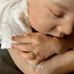 Reborn baby boy doll Levi! Magnetic And Realistic, accessories included