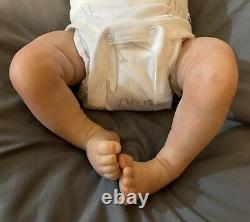 Reborn baby boy doll Levi! Magnetic And Realistic, accessories included