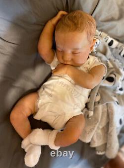 Reborn baby boy doll Levi! Magnetic And Realistic, accessories included