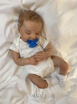 Reborn baby boy doll Levi! Magnetic And Realistic, accessories included