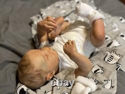 Reborn baby boy doll Levi! Magnetic And Realistic, accessories included