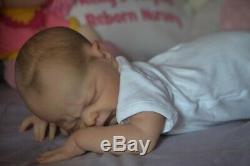 Reborn baby doll Adrie Stoete sculpt Nina by Artist Kelly Campbell