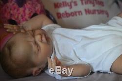 Reborn baby doll Adrie Stoete sculpt Nina by Artist Kelly Campbell