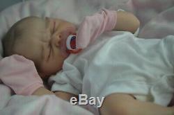 Reborn baby doll Adrie Stoete sculpt Nina by Artist Kelly Campbell