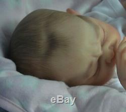 Reborn baby doll Adrie Stoete sculpt Nina by Artist Kelly Campbell