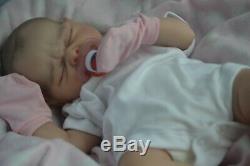 Reborn baby doll Adrie Stoete sculpt Nina by Artist Kelly Campbell