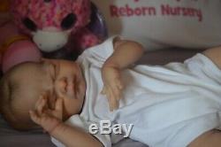 Reborn baby doll Adrie Stoete sculpt Nina by Artist Kelly Campbell