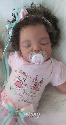 Reborn baby doll Avery 20 AA multiracial, Ready to go home