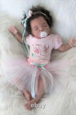 Reborn baby doll Avery 20 AA multiracial, Ready to go home