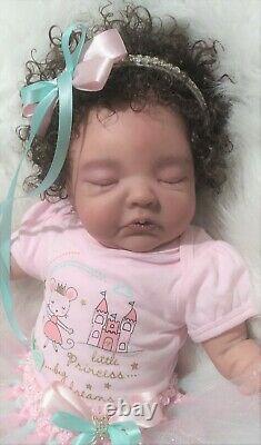 Reborn baby doll Avery 20 AA multiracial, Ready to go home