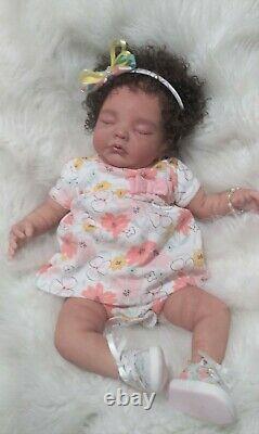 Reborn baby doll Avery 20 AA multiracial, Ready to go home