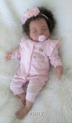 Reborn baby doll Avery 20 AA multiracial, Ready to go home