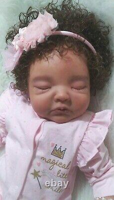 Reborn baby doll Avery 20 AA multiracial, Ready to go home