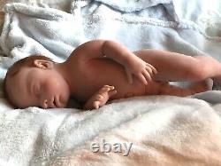 Reborn baby doll Luke full body silicone Boy weighted newborn Box Opening