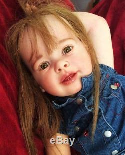 Reborn baby doll Toddler Katie Marie by Ann Timmerman. WATCH VIDEO
