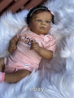 Reborn baby doll ana biracial baby super cute