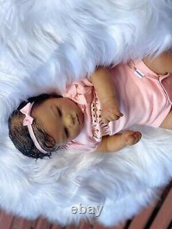 Reborn baby doll ana biracial baby super cute