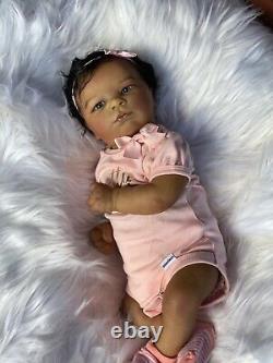 Reborn baby doll ana biracial baby super cute