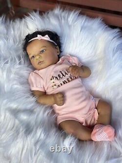 Reborn baby doll ana biracial baby super cute