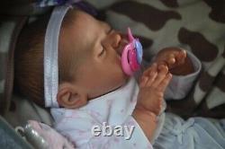 Reborn baby doll sculpt Ylenia reborn by artist Kelly Campbell