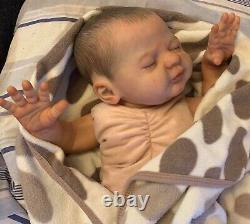 Reborn baby doll sculpt Ylenia reborn by artist Kelly Campbell