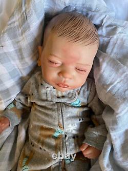 Reborn baby dolls Boy Doll Hand painted With Accessories And Magnetic Pacifier