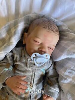 Reborn baby dolls Boy Doll Hand painted With Accessories And Magnetic Pacifier