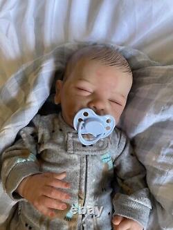 Reborn baby dolls Boy Doll Hand painted With Accessories And Magnetic Pacifier