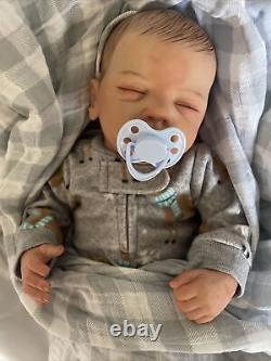 Reborn baby dolls Boy Doll Hand painted With Accessories And Magnetic Pacifier