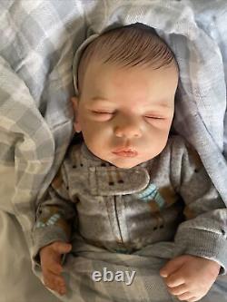 Reborn baby dolls Boy Doll Hand painted With Accessories And Magnetic Pacifier