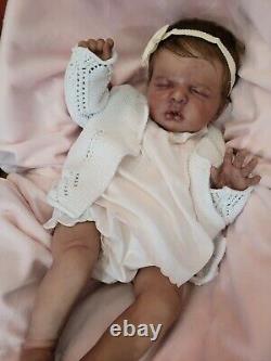 Reborn baby dolls baby girl Luisa by Olga Auer